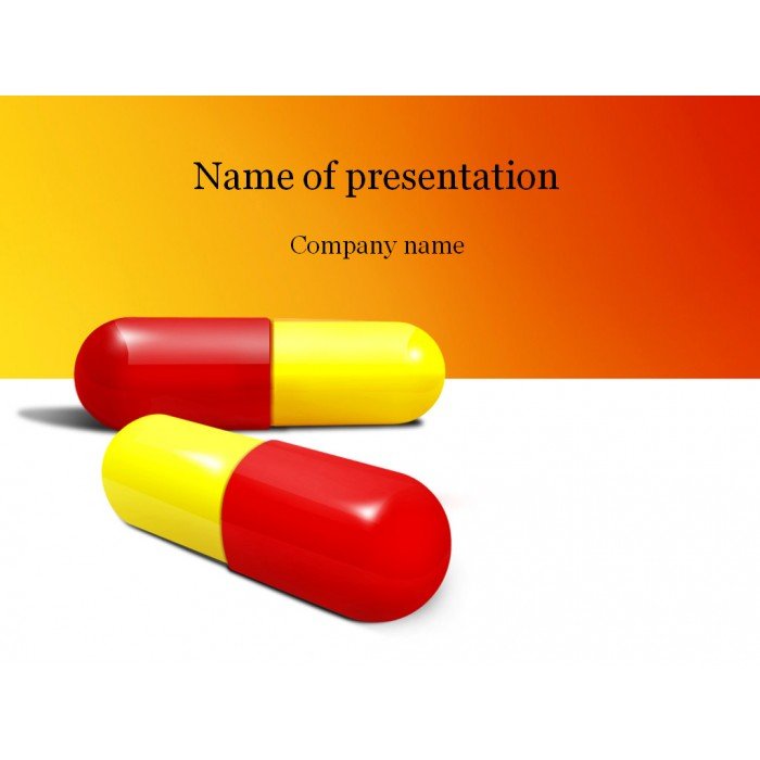 Pills powerpoint template