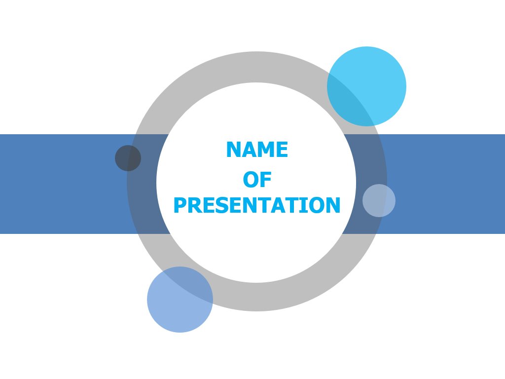 Free Bar Circle Powerpoint Presentation Template