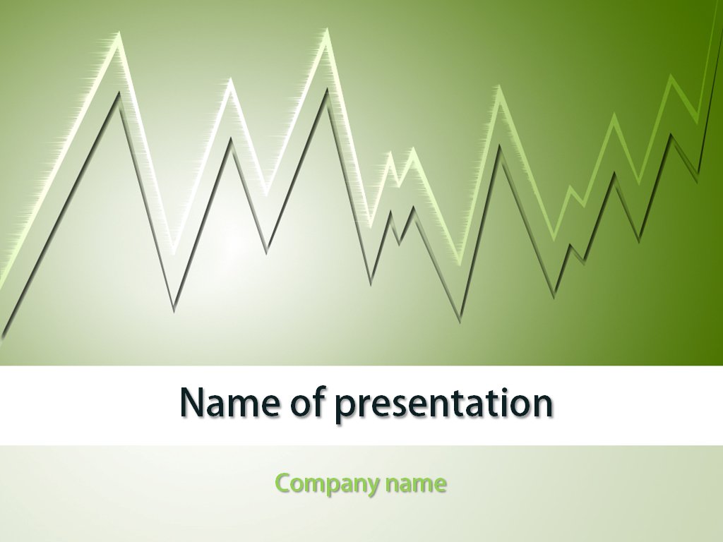 Free Economic chart PowerPoint template presentation